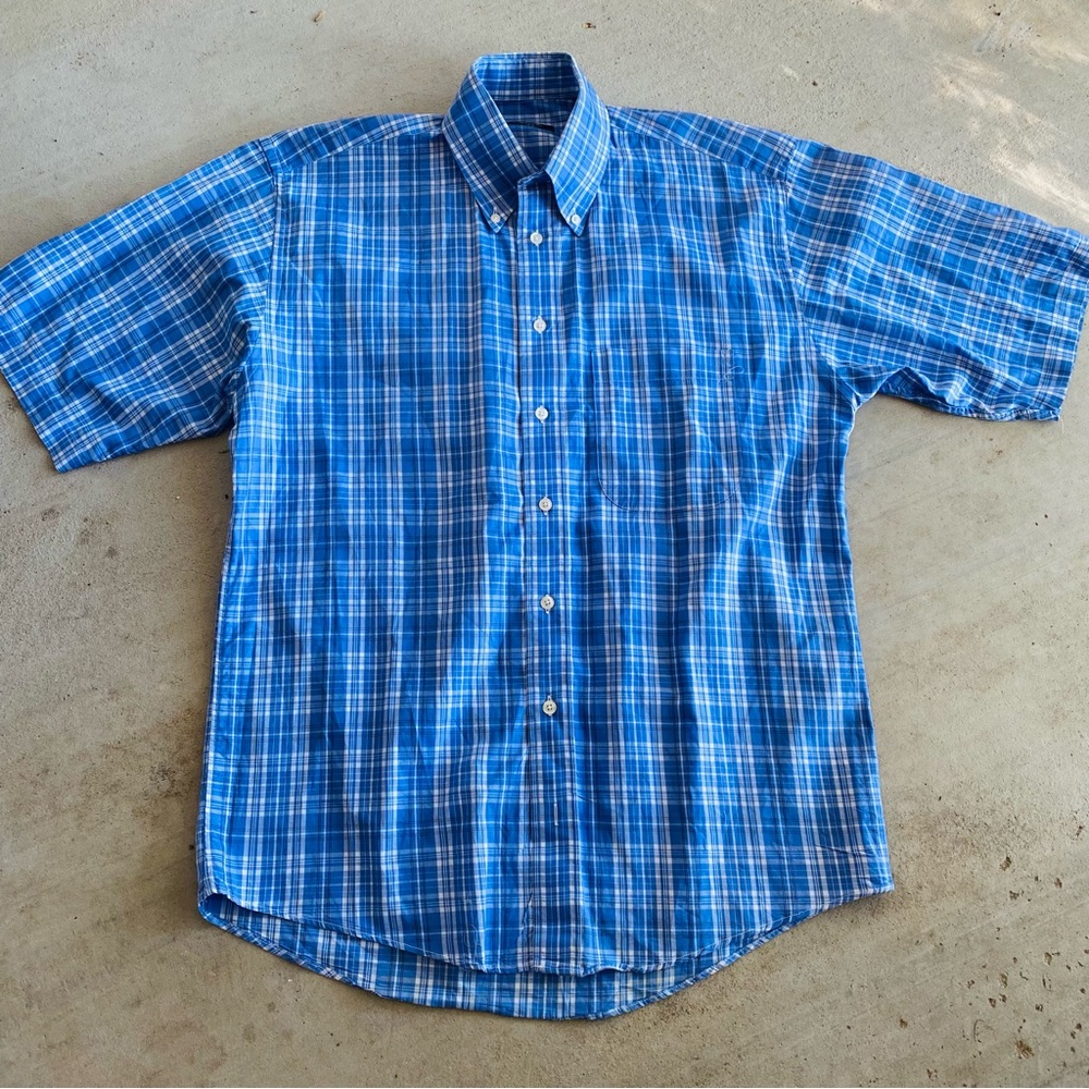 Burberry | Short Sleeve Button Up Casual Shirt Medium - Picture 2 of 9